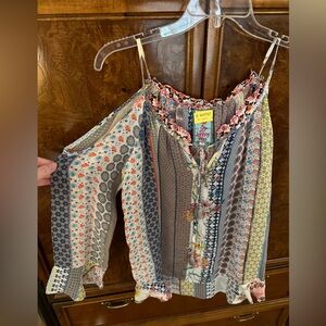 Johnny Was Off the Shoulder Blouse Size XS